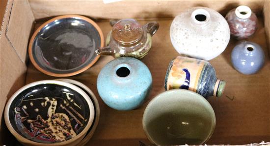 Assorted Hastings pottery miniatures